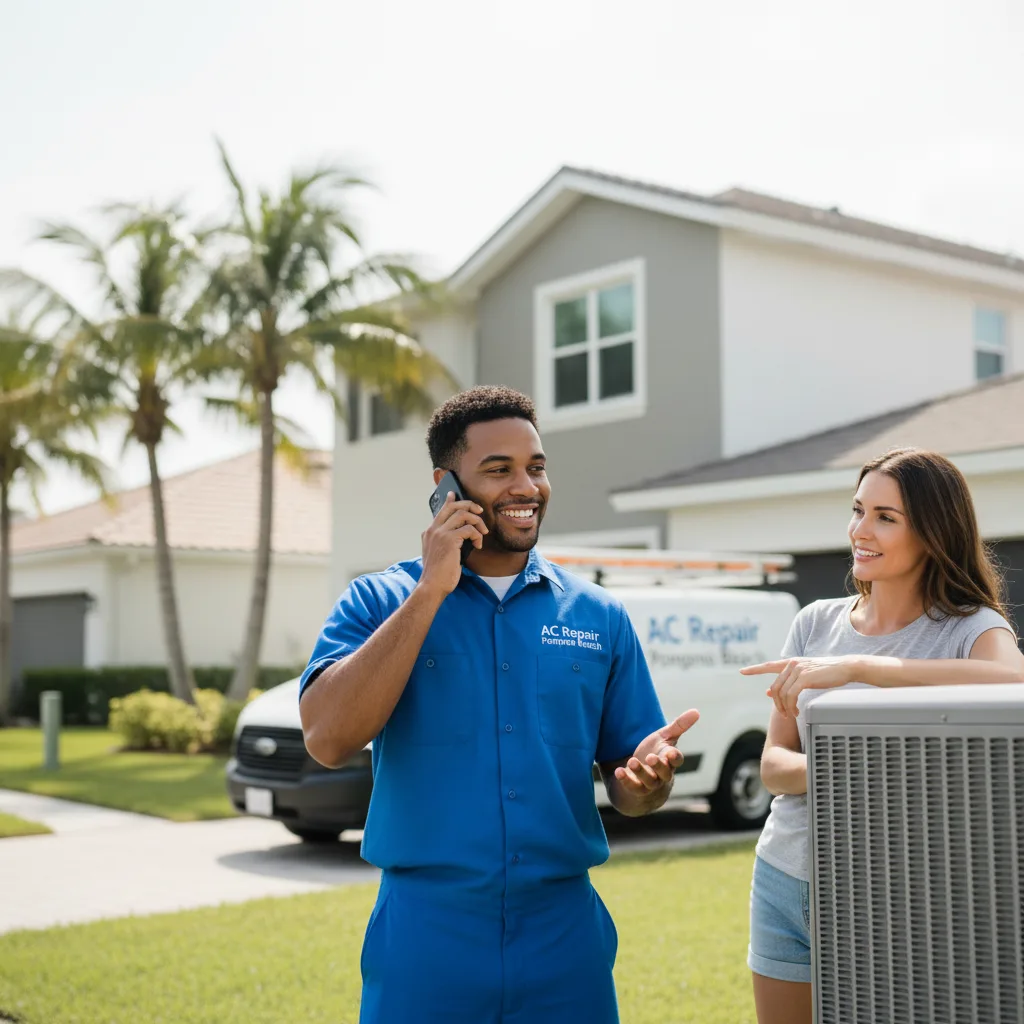 AC Repair Pompano Beach customer support in Wright